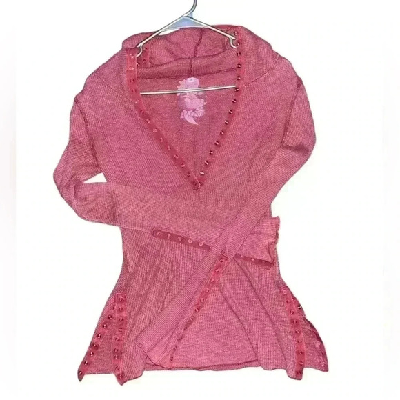 Blue Tattoo Tops - Blue Tattoo  long sleeve hooded